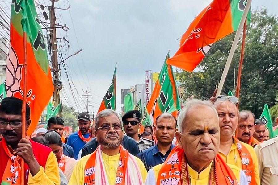 रिम्स 2 के विरोध में और सूर्या हांसदा मामले में BJP ने पूरे राज्य में किया आक्रोश प्रदर्शन